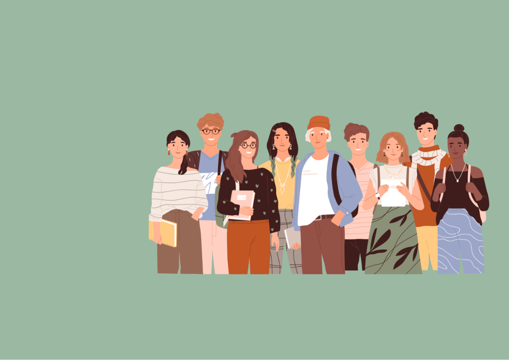 Gruppe von Studierenden